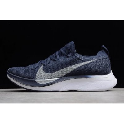 Nike Vapor 4% Flyknit Obsidian / Metal Gümüş Koşu Ayakkabısı Türkiye - WVQ8SUO8